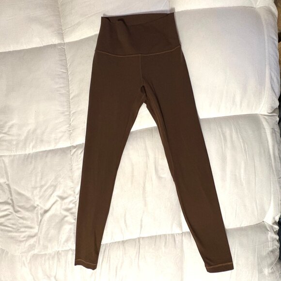 EXCELLENT Lululemon Align High-Rise Pant 28" Nulu Java Leggings Size 4 - Picture 2 of 10